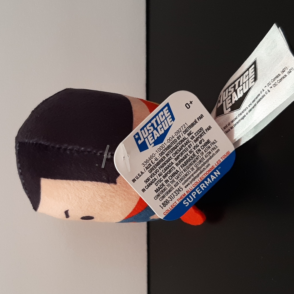 Superman DC Comics Justice League WB Mini Plush Stuffed Toy Figure New - Picture 3 of 8